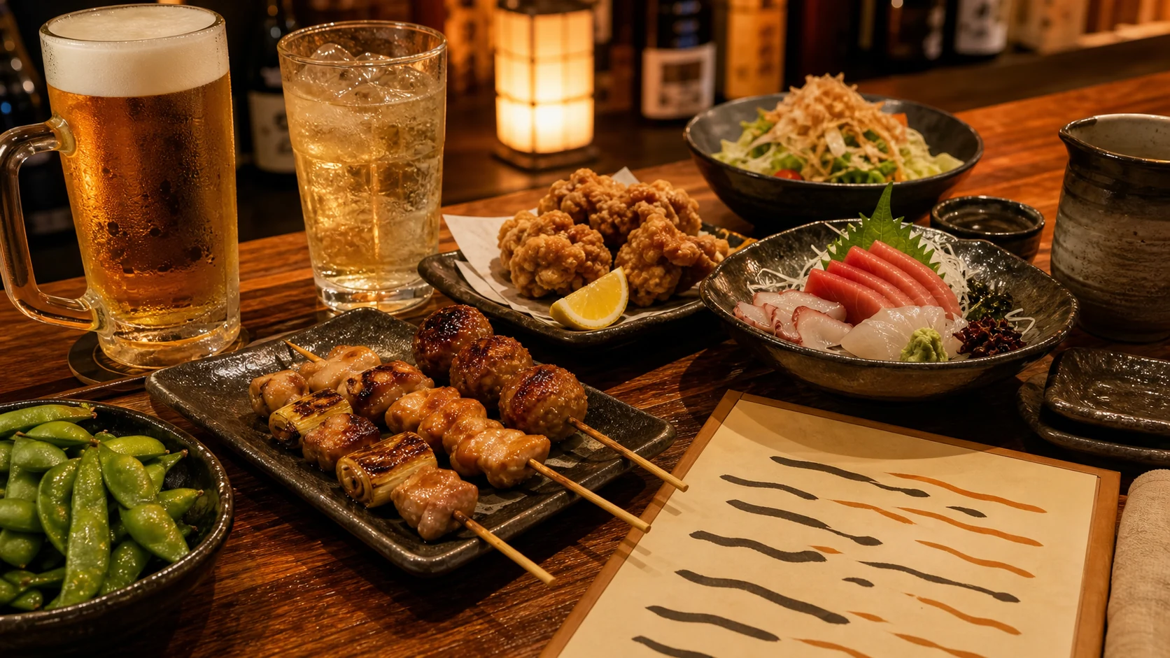居酒屋向けホームページサンプル